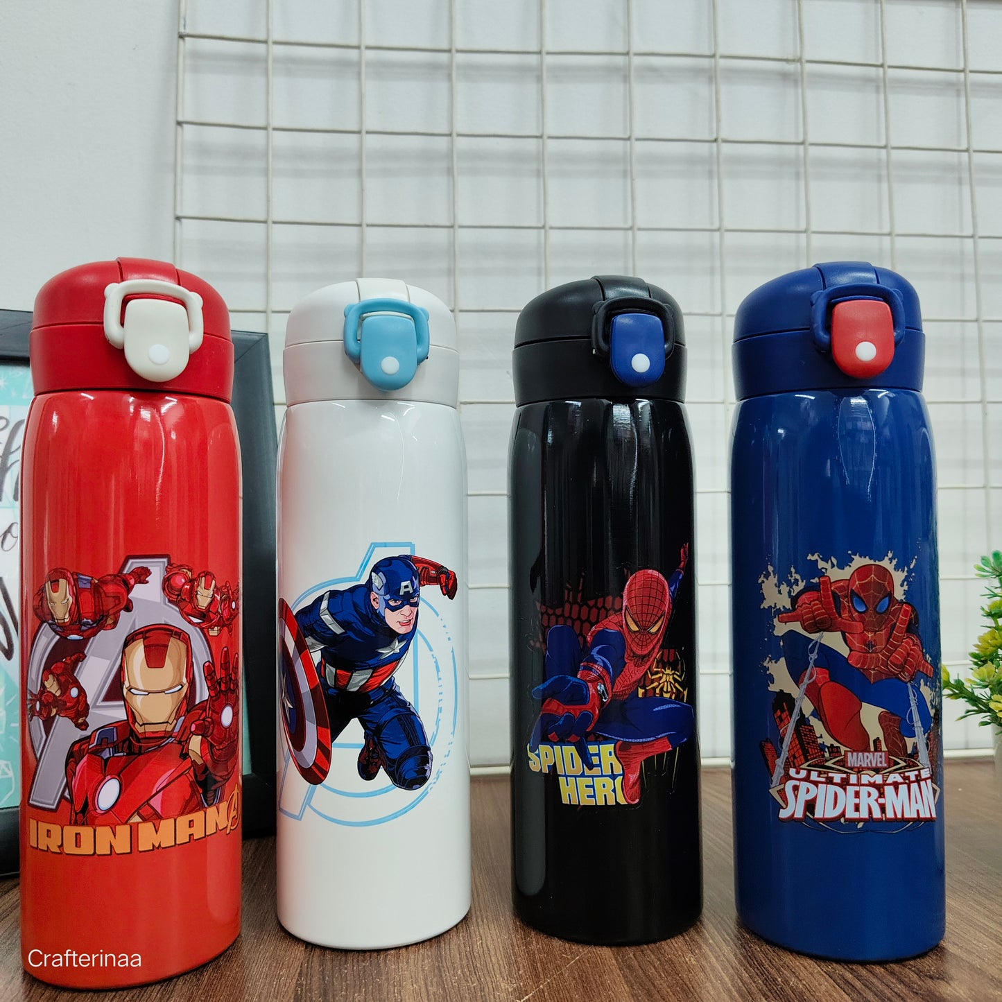 "Marvel Avengers stainless steel/ Thermos Bottles for Kids – 500ml Leakproof & Stylish Design"