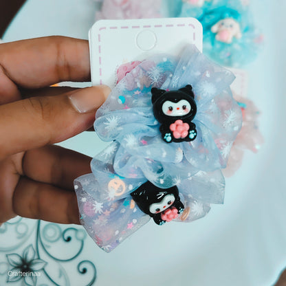 Kawaii Style Hair ties – Soft Net Bow hair ties