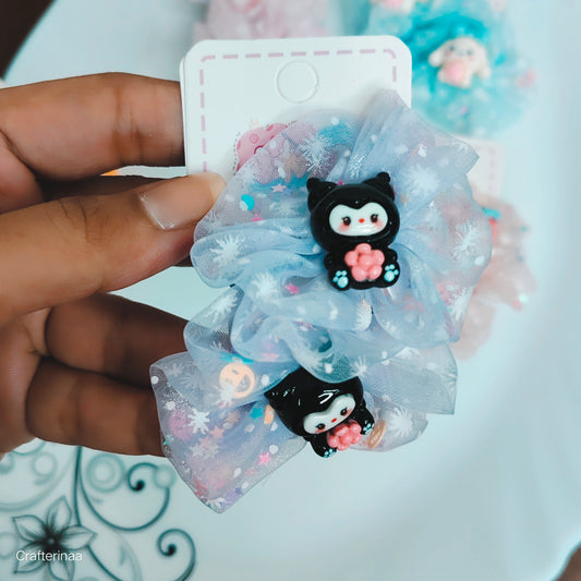 Kawaii Style Hair ties – Soft Net Bow hair ties