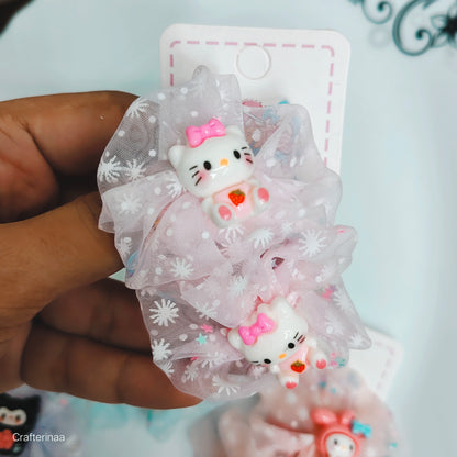 Kawaii Style Hair ties – Soft Net Bow hair ties