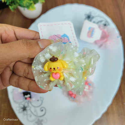 Kawaii Style Hair ties – Soft Net Bow hair ties