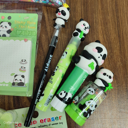 "Cute Panda Stationery Hamper for Kids – Premium Gift Set for Girls"