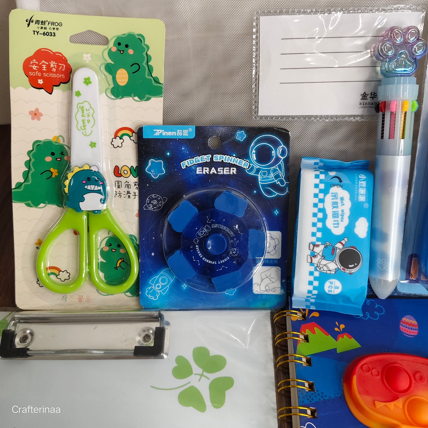 Premium Gift Hamper for boys| Mesh bag Stationery Hamper