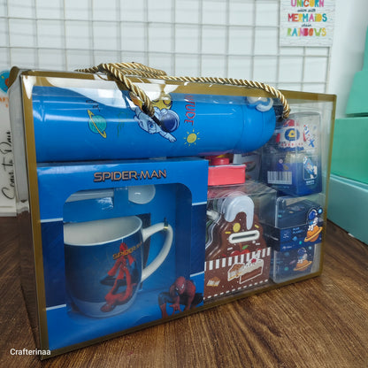 Little Hero Adventure Hamper for Boys | Space & Superhero Stationery Gift Hamper