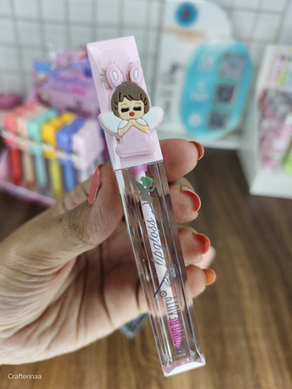 Angel Cartoon Lip Gloss for Girls | Cute Moisturising Lip Gloss
