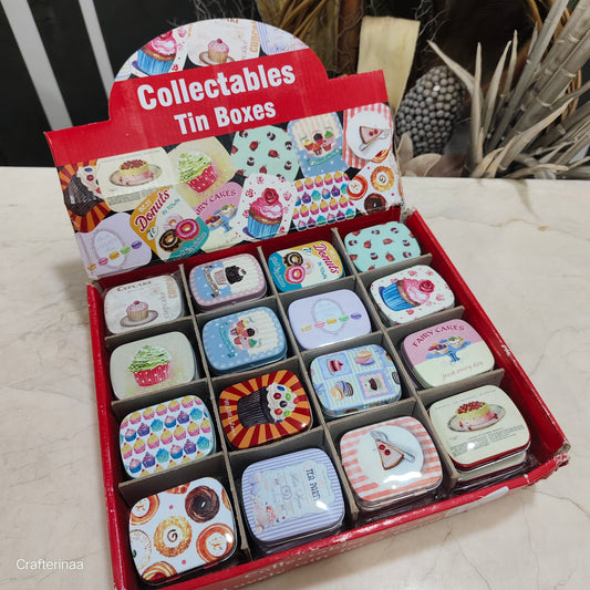 Small Decorative Tin Boxes – Vintage Style Candy, Jewelry & Gift Storage