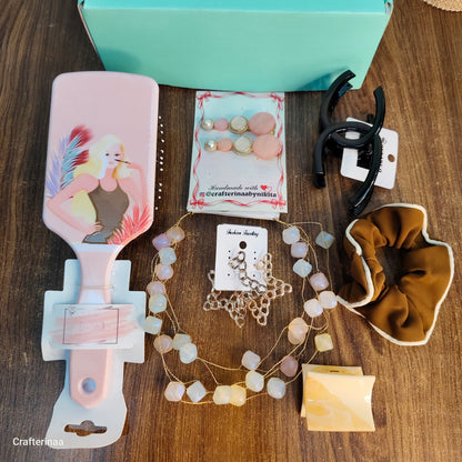 Stylish Sister Rakhi Hamper – Fashion Accessories & Self-Care Gift Set