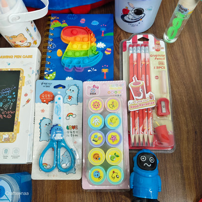 Spider-Man Kids Hamper – Backpack, Bottle, Stationery & Toys Gift Set