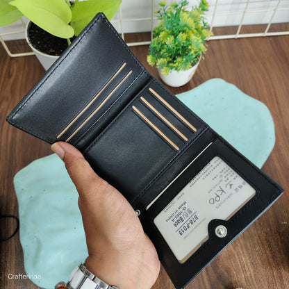 Trendy Heart Embossed PU Wallet – Compact Women’s Card & Cash Purse