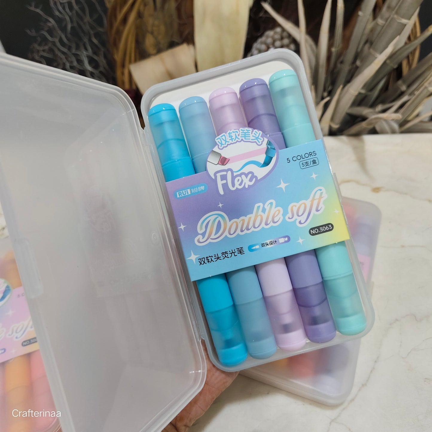 Double Soft Highlighters – Dual Tip Pastel Markers for Journaling & Notes