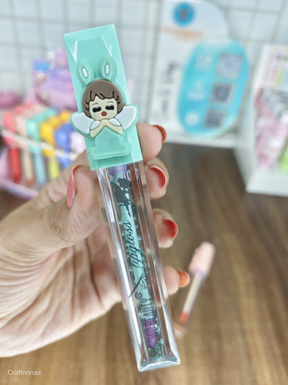 Angel Cartoon Lip Gloss for Girls | Cute Moisturising Lip Gloss