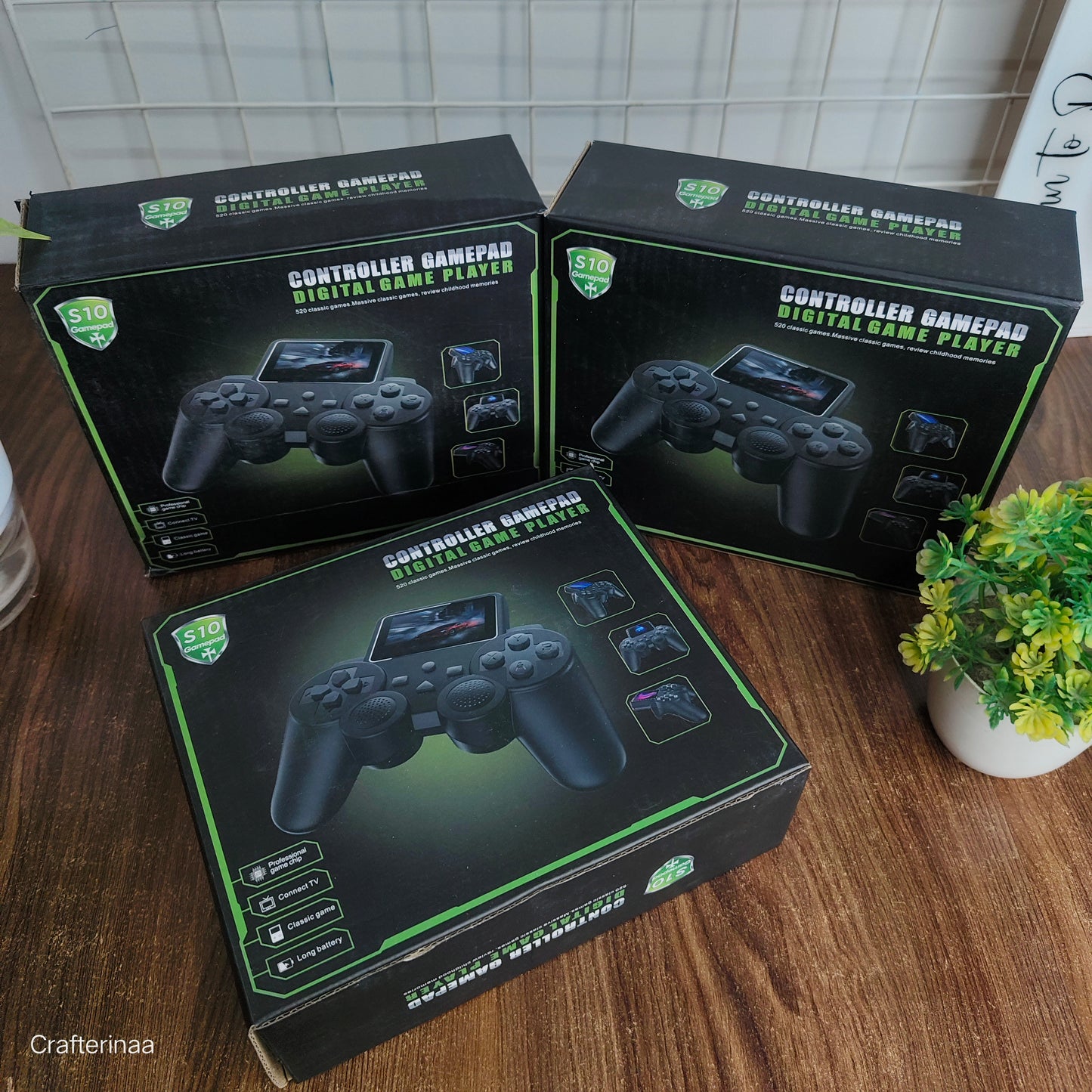 Classic 500-in-1 Retro Game Console – Portable Gamepad with Screen & TV Cable|also rechargeable