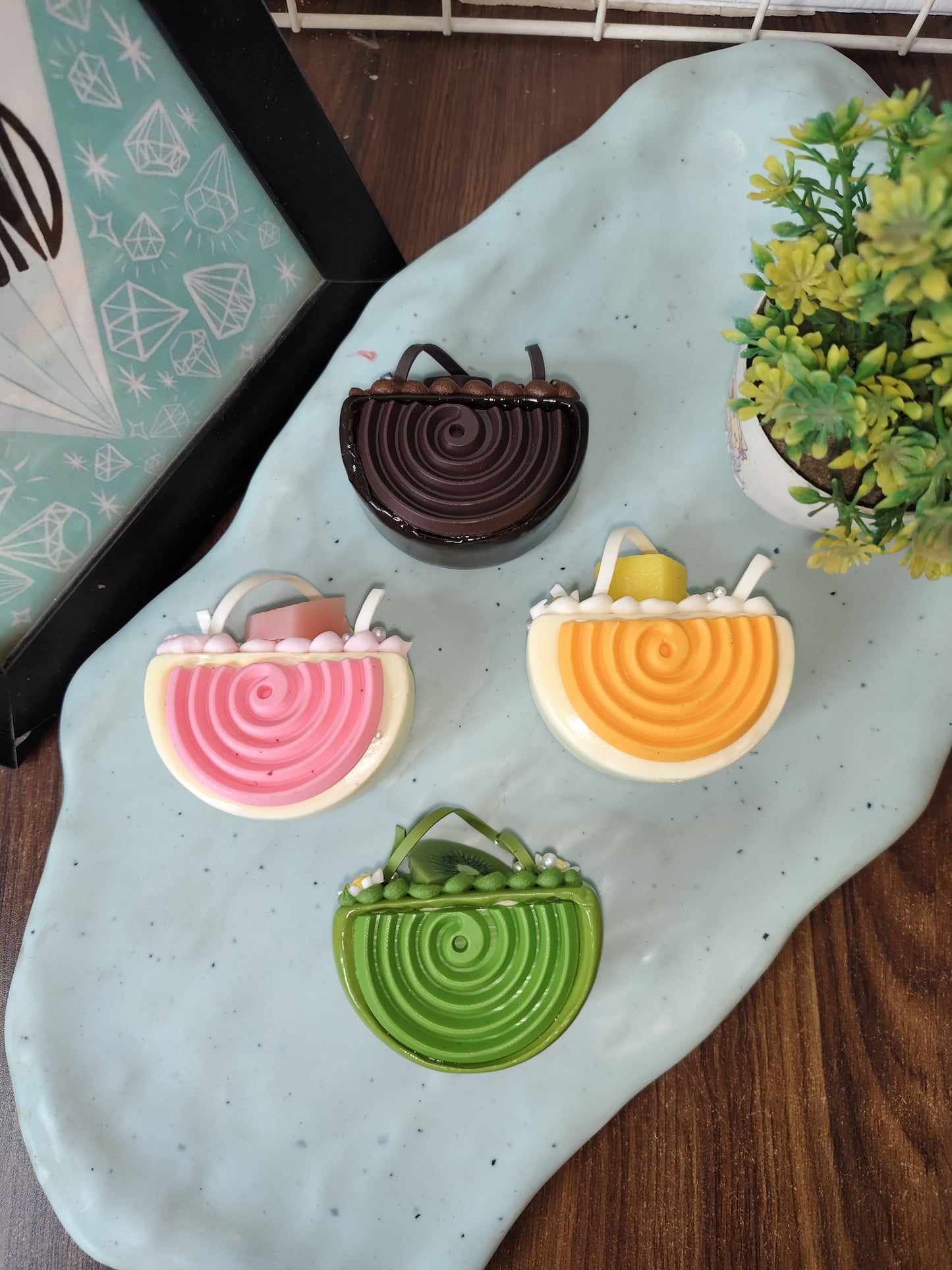 Realistic fastfood Fridge Magnet – Fun Food Theme Magnet for Refrigerator