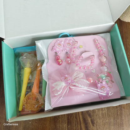 Cutie Sister Rakhi Hamper – Jewellery, Fun Stationery & Cute Accessories Gift Box