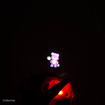 Cute Camera Projector Keychain for Kids | Mini Cartoon Camera Torch & Image Projector | Bag & Key Accessory