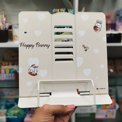 Premium metal Adjustable Reading Book Holder – Cartoon Printed Study Stand