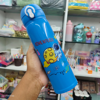Premium Stainless Steel Sipper Bottle for Kids – 500ml | Cute Leak proof Bottle