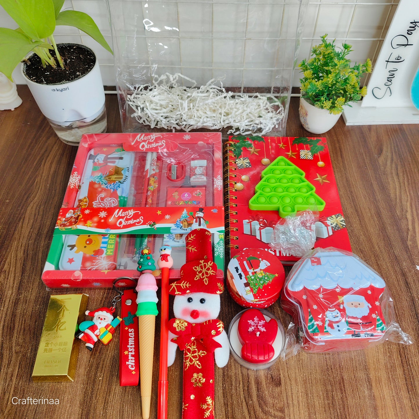 Merry Christmas Premium Hamper for Kids | Stationery & Gifts Box