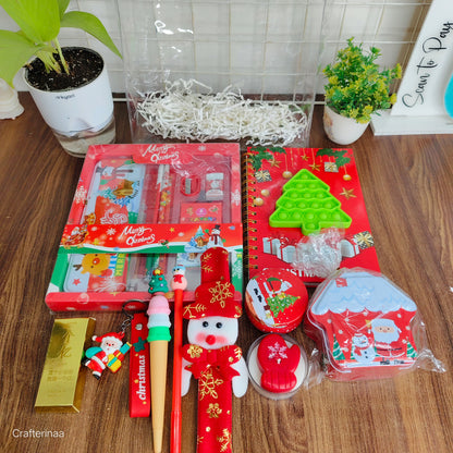 Merry Christmas Premium Hamper for Kids | Stationery & Gifts Box