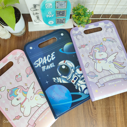 Kids Unicorn Folder – A4 Size Cute File Organizer for School