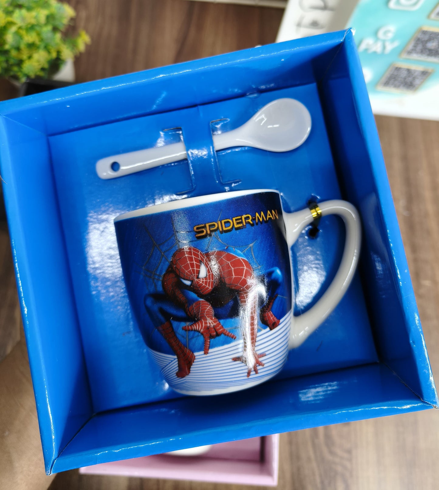 Ceramic Coffee Mug Gift Set with Spoon | Cute Printed Mug in Premium Gift Box