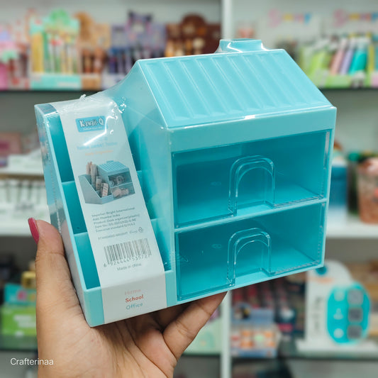 Mini Drawer Storage Box – Aesthetic Desk Organizer for Home, School & Office