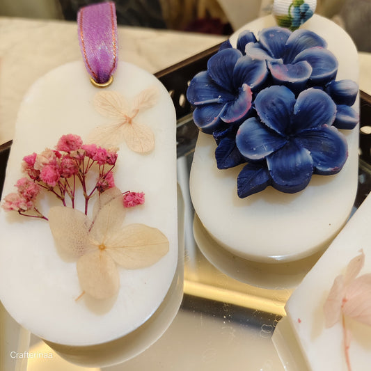 Floral Wax Fragrance Sachets – Handmade Scented Wax Tablets for Wardrobe & Room Freshening