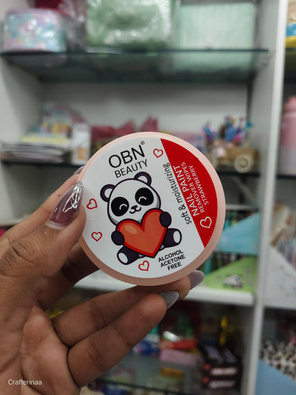 Panda Nail Paint Remover Pads for Kids & Adults | Gentle & Acetone Free