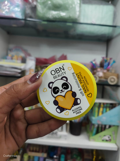 Panda Nail Paint Remover Pads for Kids & Adults | Gentle & Acetone Free