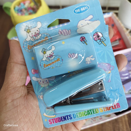 Cute Cartoon Mini Stapler Set for Kids & Students | Kawaii Desk Accessories | Portable Small Stapler Gift