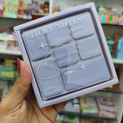 Aesthetic Sticky Notes Pad – Mini Memo & Planner Notes – Inspired by Eyeshadow Palette