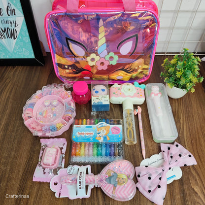 “Unicorn Magic Hamper Gift Set for Girls with Stationery, Accessories & More”