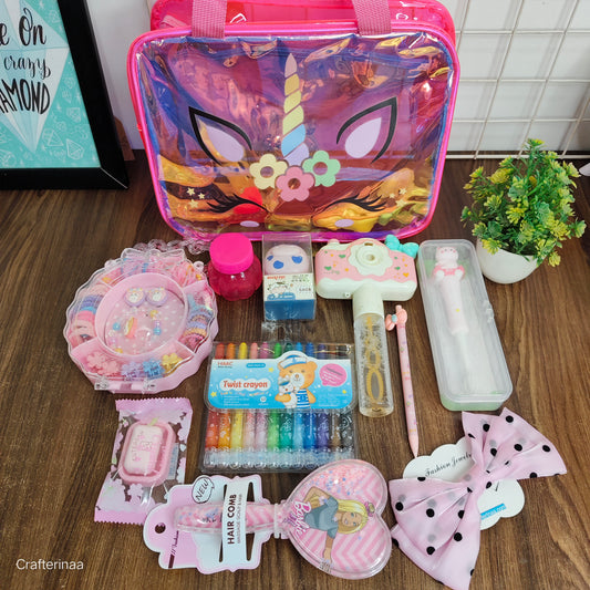 “Unicorn Magic Hamper Gift Set for Girls with Stationery, Accessories & More”