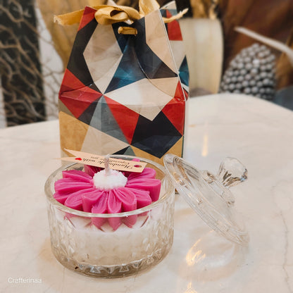 Decorative Flower Tealight Candles – Perfect for Gifts & Festive Decor