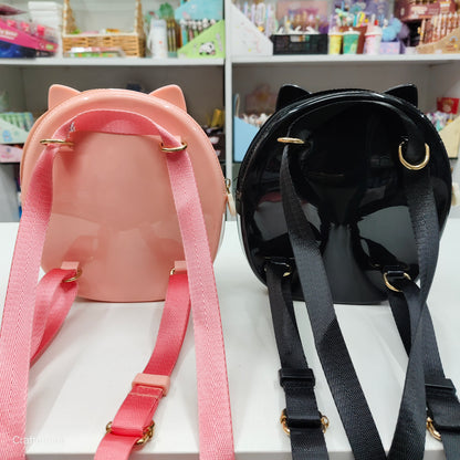 Adorable Cat Design Backpack – Cute Mini Bag for Girls