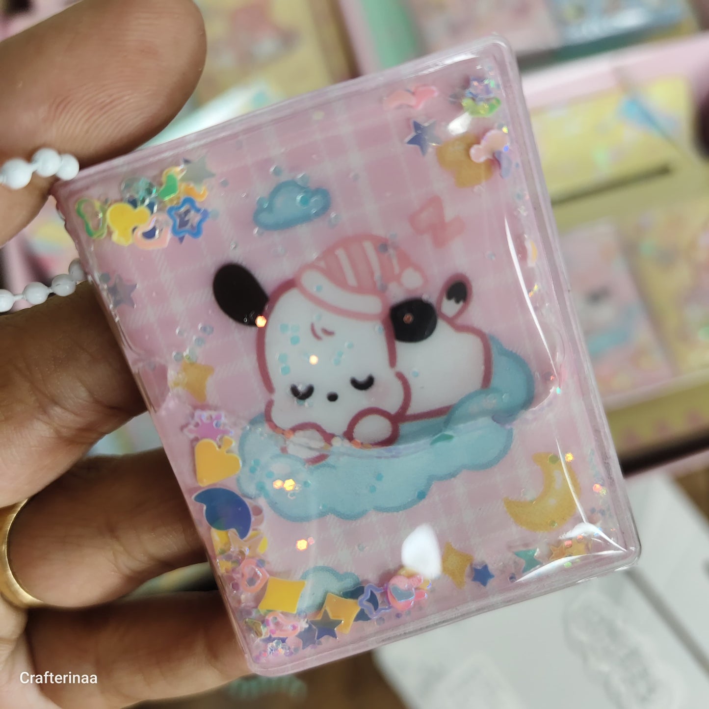 Cute Cartoon Mini Diary Notebook Set | Kawaii Glitter Shaker Pocket Journals for Kids & Girls