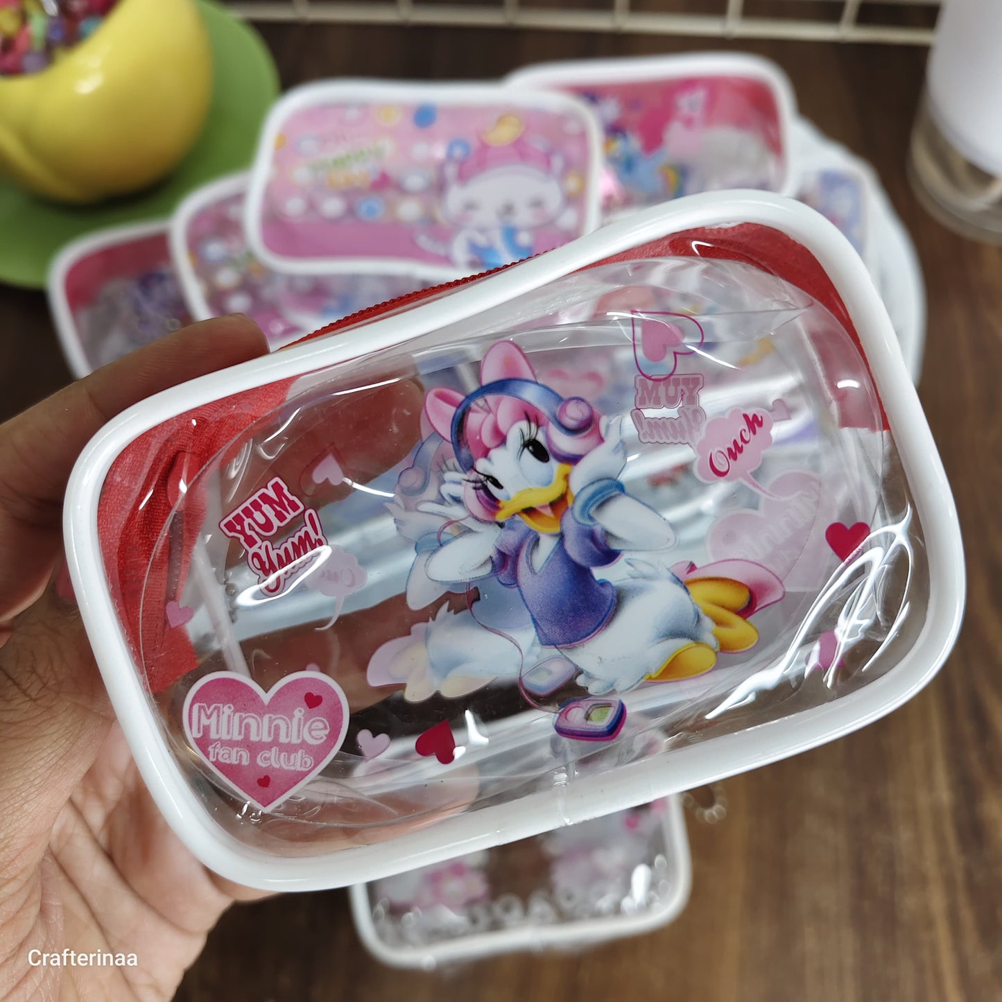 Cute Cartoon Contact Lens Case Kit with Mirror & Tweezer | Kawaii Travel Lens Storage Box for Girls & Kids