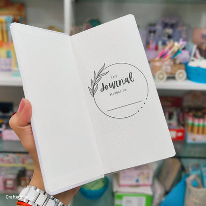 Aesthetic Guided Journal Diary with Mood Tracker, Gratitude & Reflection Pages | Cute Journal with Bookmark & Stickers