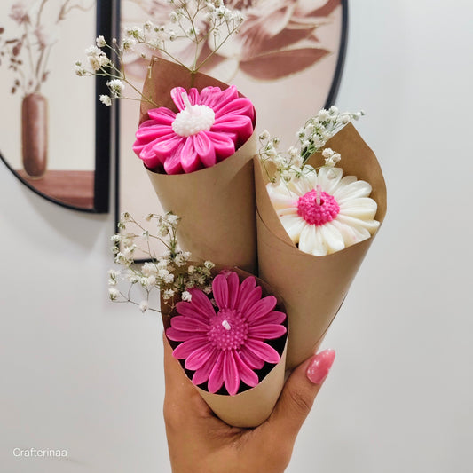 Decorative Flower Tealight Candles – Perfect for Gifts & Festive Decor
