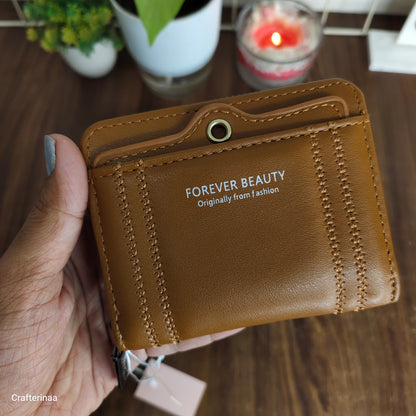 Mini Women’s Wallet with Zipper | Card Holder & Coin Purse | Compact Ladies Wallet