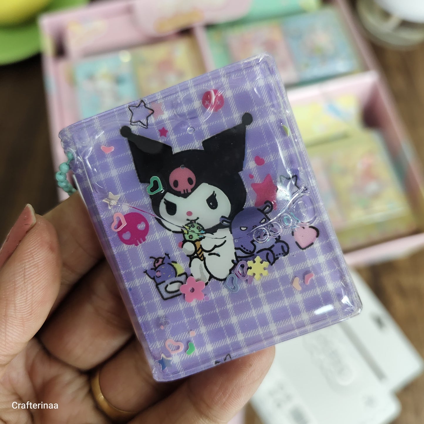 Cute Cartoon Mini Diary Notebook Set | Kawaii Glitter Shaker Pocket Journals for Kids & Girls