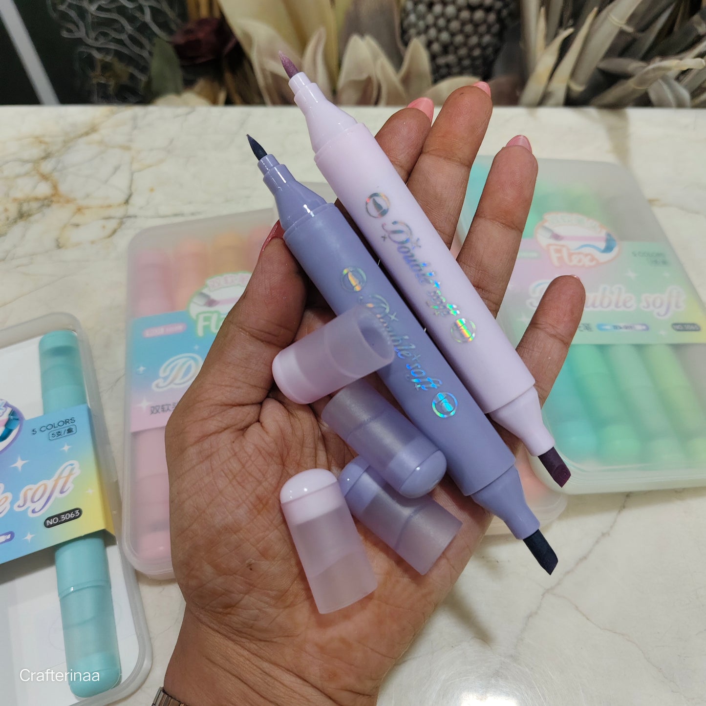 Double Soft Highlighters – Dual Tip Pastel Markers for Journaling & Notes