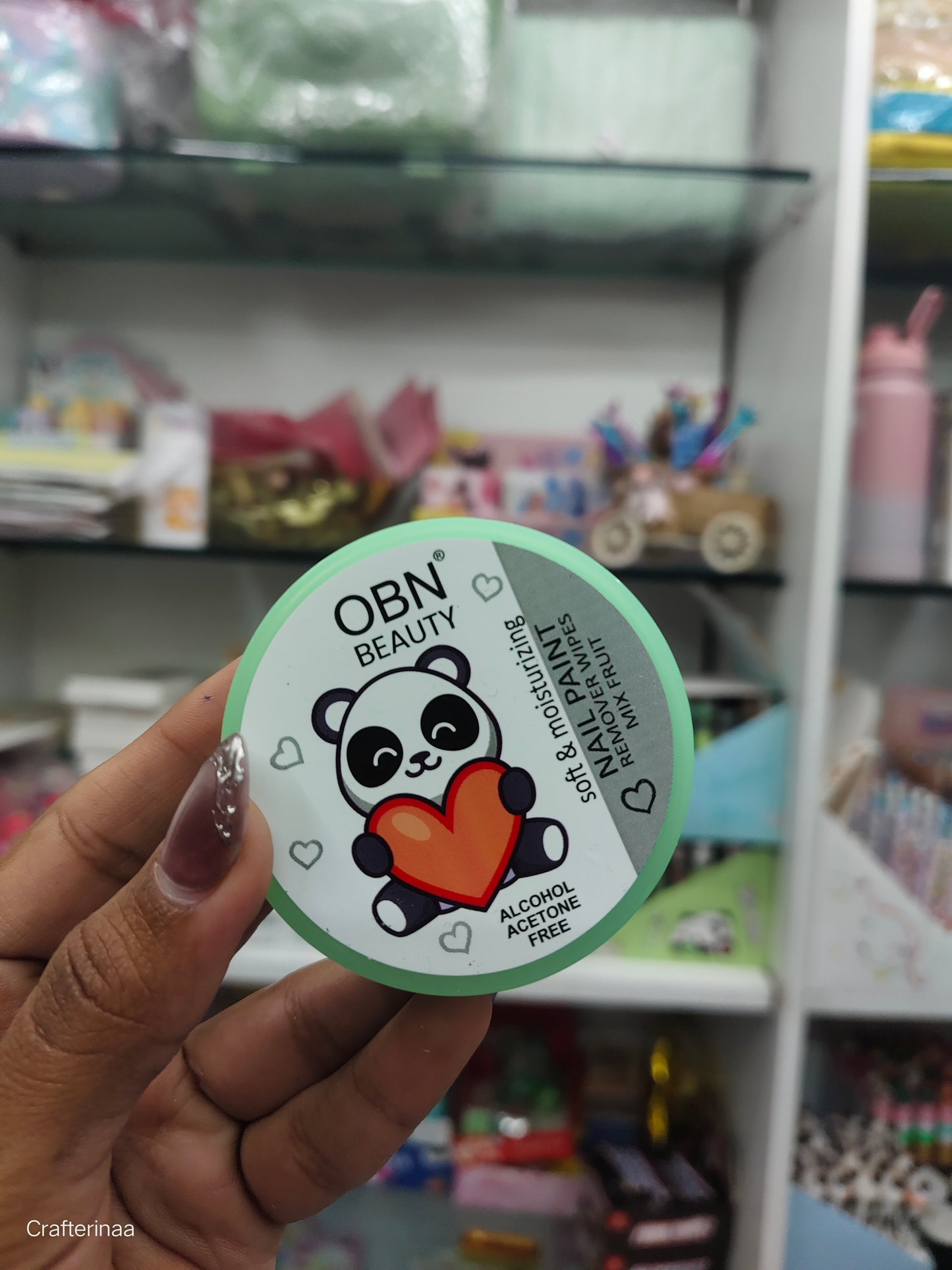 Panda Nail Paint Remover Pads for Kids & Adults | Gentle & Acetone Free