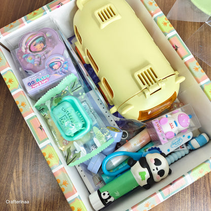 Premium Kawaii Stationery Kit Hamper | Birthday Gift for Girls