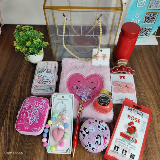 “Aesthetic Love Gift Box – Cute Goodies, Self-Care & Desk Essentials”