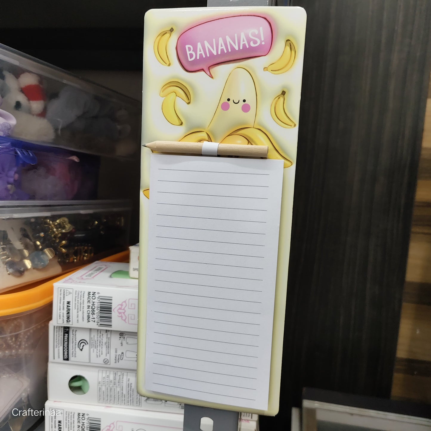 Cute Magnetic Fridge Notepad with Pen | Fruit Theme To-Do & Grocery List Pad