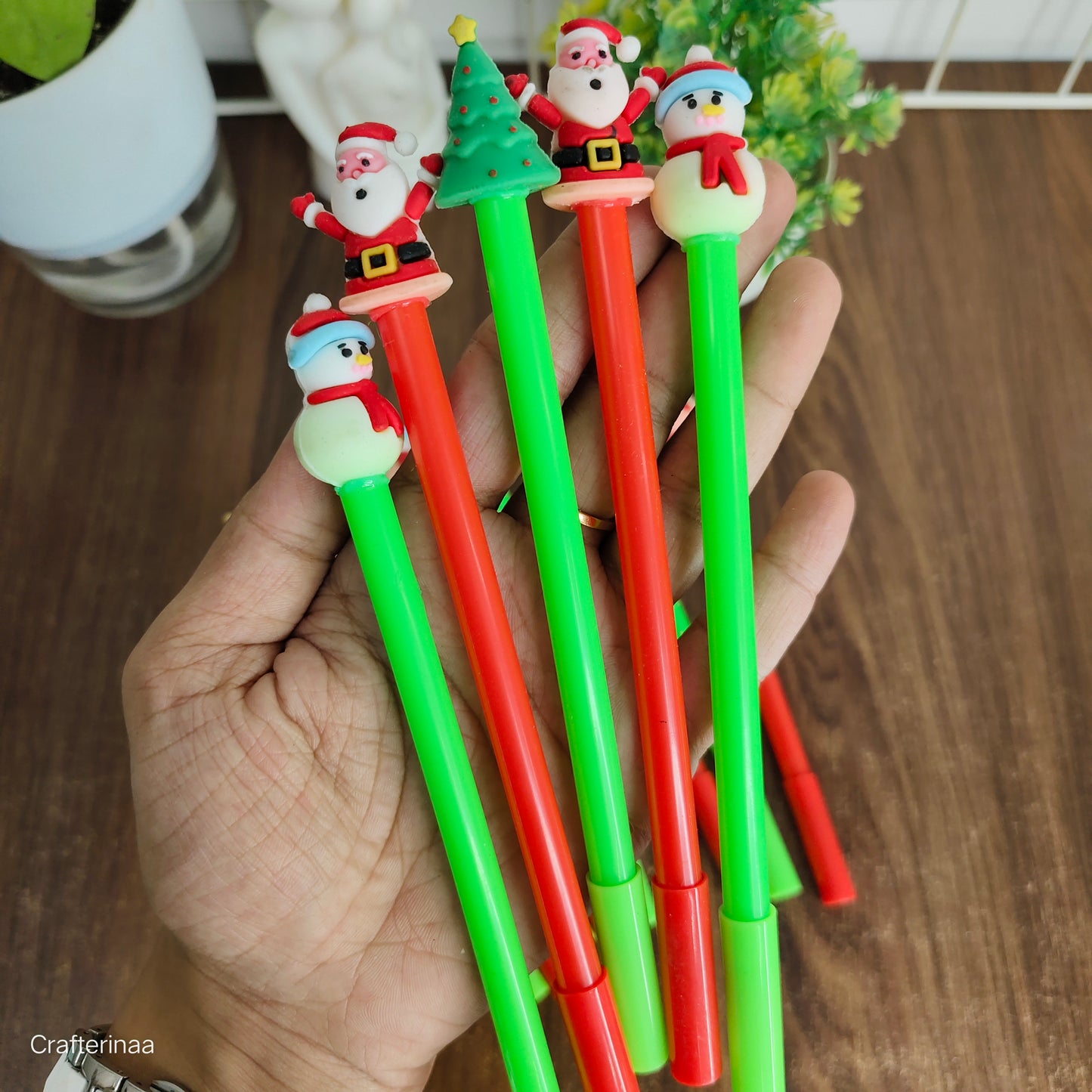 Premium Christmas Topper Pencils – Holiday Gift for Kids|30 rs each pencil