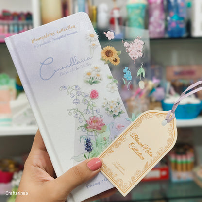 Aesthetic Guided Journal Diary with Mood Tracker, Gratitude & Reflection Pages | Cute Journal with Bookmark & Stickers