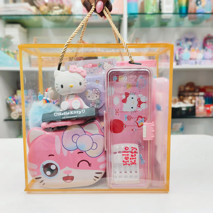 Hello Kitty Premium Gift Hamper | Cute Stationery, Pouch & Accessories Set for Girls