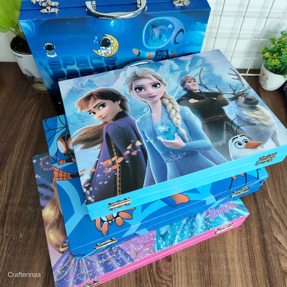 Kids Cartoon Crayon Case – Large Metal Crayon